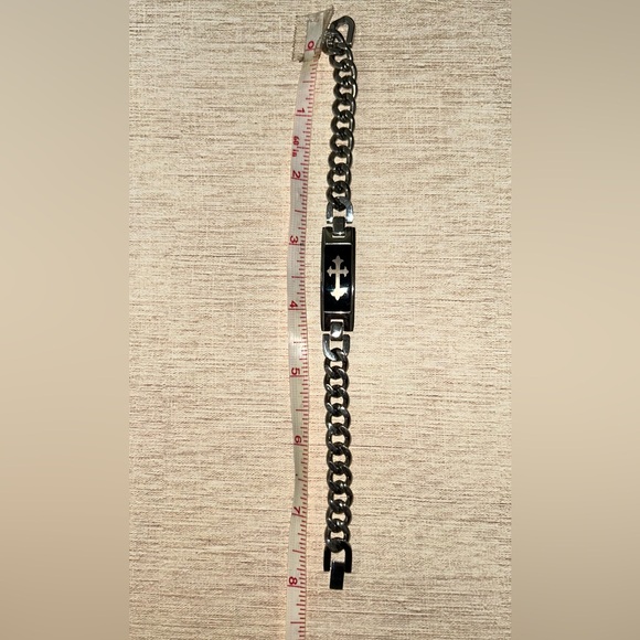 Stainless Steel Cross Bracelet - Picture 5 of 5